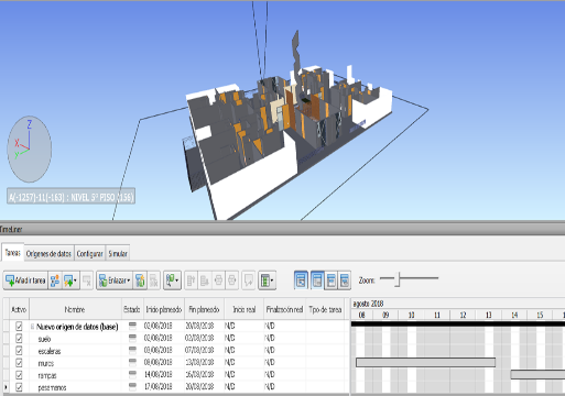 Organizacion de ejecucion ( TimeLiner) | Curso AutoDesk Naviswork (Online)